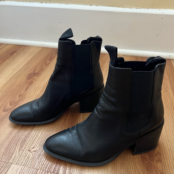 Tony Bianco Hampton Black Calais Ankle Boots- Size 6 - Picture 6 of 12